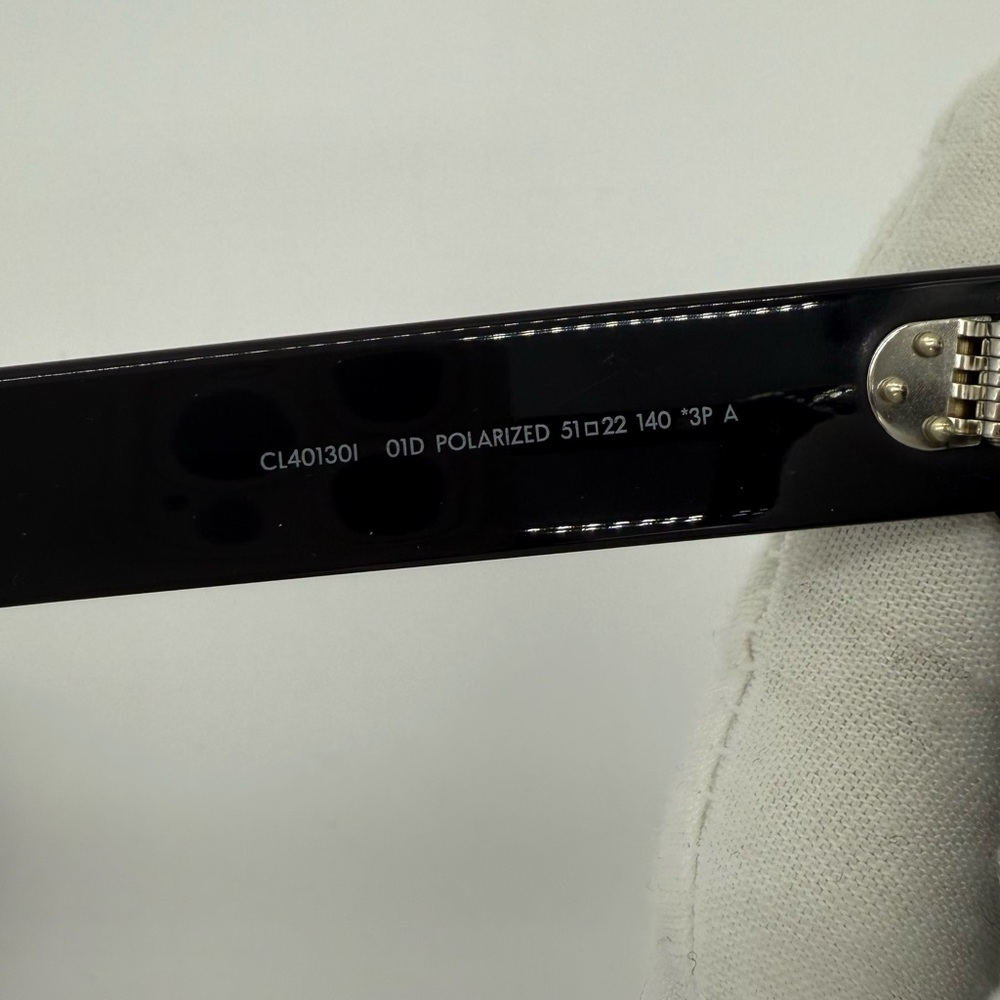 Authentic NEW Celine Black Rectangle Acetate sunglasses - Picture 14 of 17